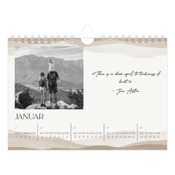 Fotokalender A5 — Velvære-sitater