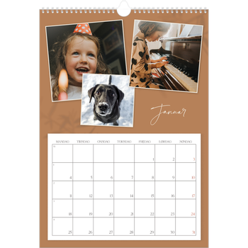 Fotokalender A3 — Jordnært design