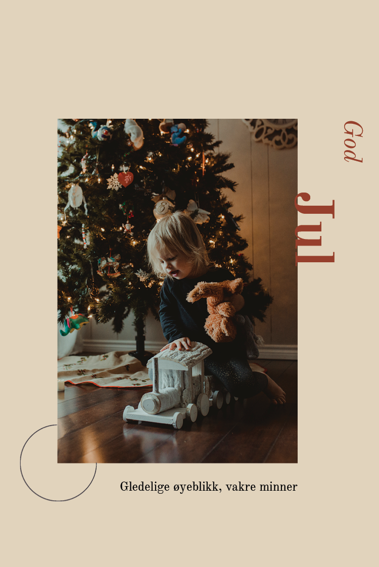 Fotokort — Koselig julehilsen