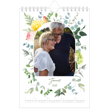 Fotokalender A5 — Klassiske blomster