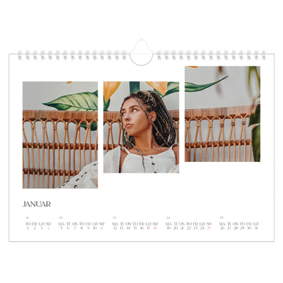 Fotokalender A4 — Reisebilder [Januar]