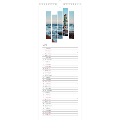 Fotokalender smal  — Reisebilder [Mai]