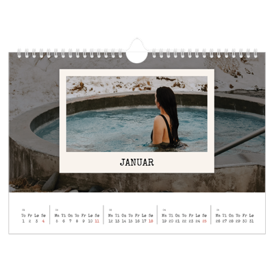 Fotokalender A4 — Portrettredigeringen [Januar]