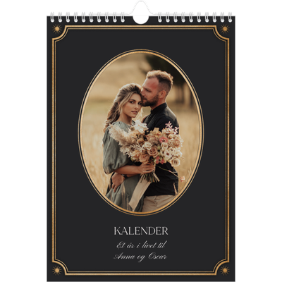 Fotokalender A4 (20 x 30 cm) — Vintage klassisk [kalender-forside]
