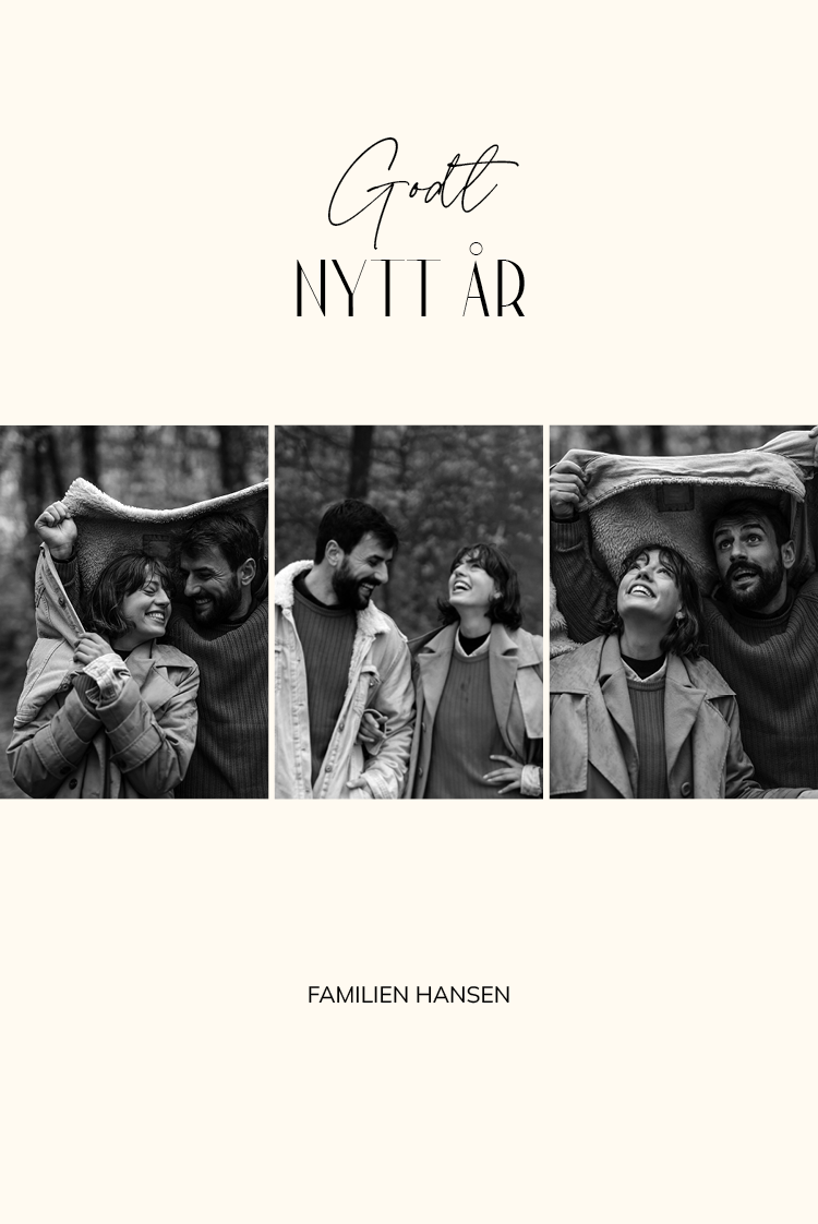 Fotokort — Moderne ramme