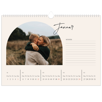 Fotokalender A3 — Buet bilderamme
