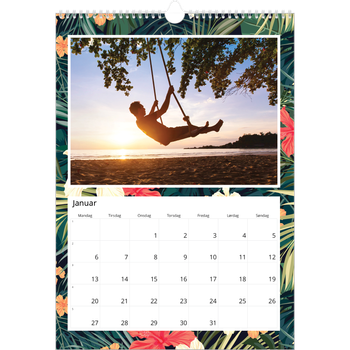 Fotokalender A3 — Botanisk stil