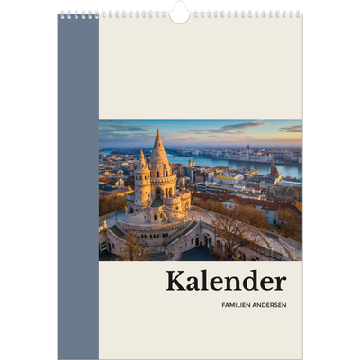 A3 Månedskalender — Verdens severdigheter [kalender-forside]
