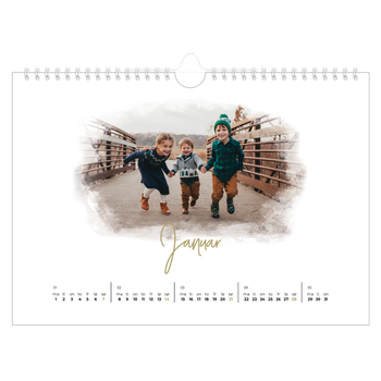 Fotokalender A4 — Diffuse bilderammer