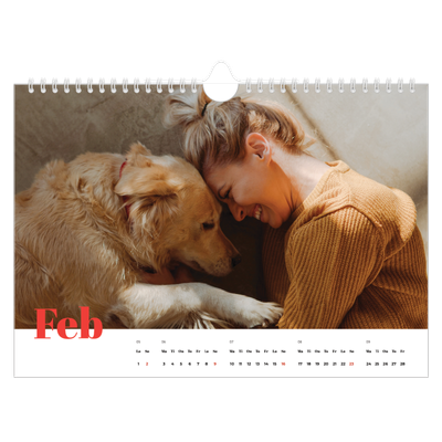 Fotokalender A4 — Et fantastisk år [Februar]