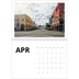 Fotokalender A4 dobbel (30 x 40 cm) — Hvit kalender [April]