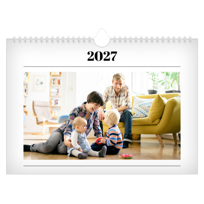 Fotokalender A4 — Avisstil [kalender-forside]