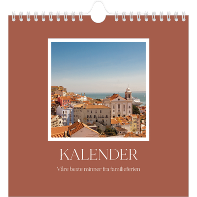 Månedskalender kvadratisk — Klassiske farger [kalender-forside]