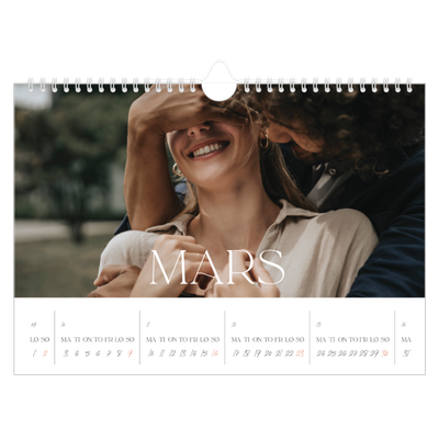 Fotokalender A4 — Store bilder [Mars]