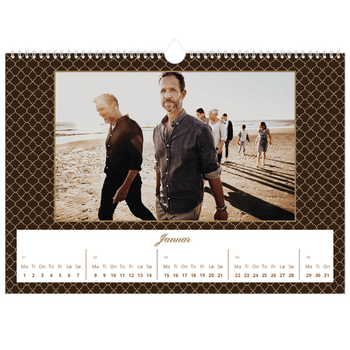 Fotokalender A3 — Geometrisk mønster