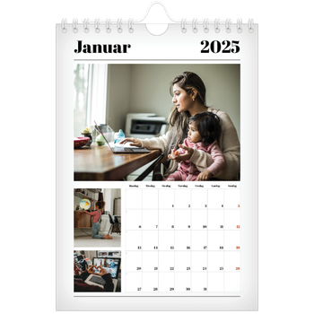 Fotokalender A5 — Avisstil