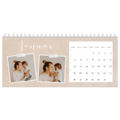 Bordkalendere — Scrapbook kalender [Januar]