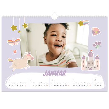 Fotokalender A3 — Magisk regnbue