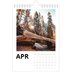 Fotokalender A5 — Hvit kalender [April]