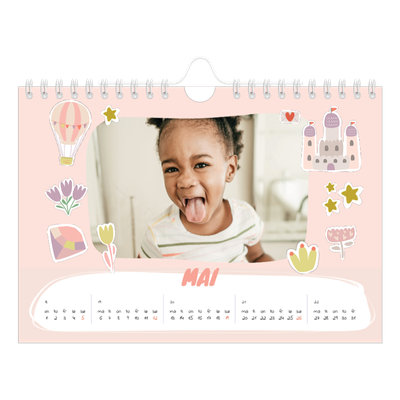 Fotokalender A5 — Magisk regnbue [kalender-forside]