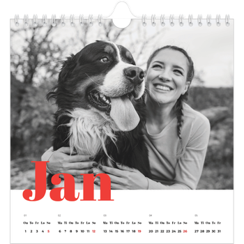 Fotokalender Kvadratisk — Et fantastisk år