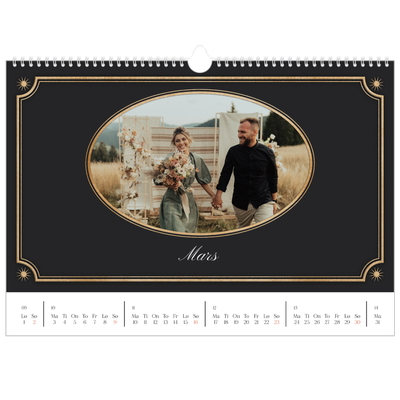 Fotokalender A3 — Vintage klassisk [Mars]