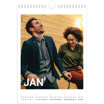Fotokalender A4 — Stor måned