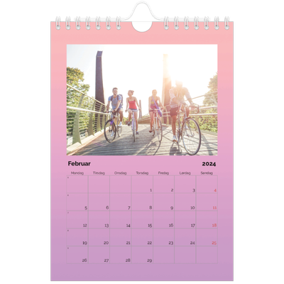 Fotokalender A5 — Pastelltoner [Februar]