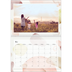 Fotokalender A4 dobbel (30 x 40 cm) — Akvarellformer [kalender-forside]