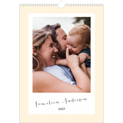 A3 Familieplanleggere — Moderne planlegger - Familie på 5 [kalender-forside]