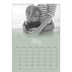 Fotokalender A4 (20 x 30 cm) — Grønn gradering [Mars]