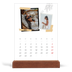 Bordkalender med trestativ - Stående — Scrapbook stil [Mars]