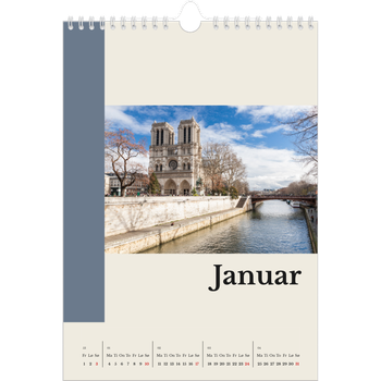 Fotokalender A4 — Verdens severdigheter