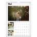 Fotokalender A4 (20 x 30 cm) — Avisstil [kalender-forside]