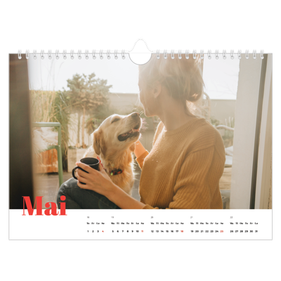 Fotokalender A4 — Et fantastisk år [kalender-forside]