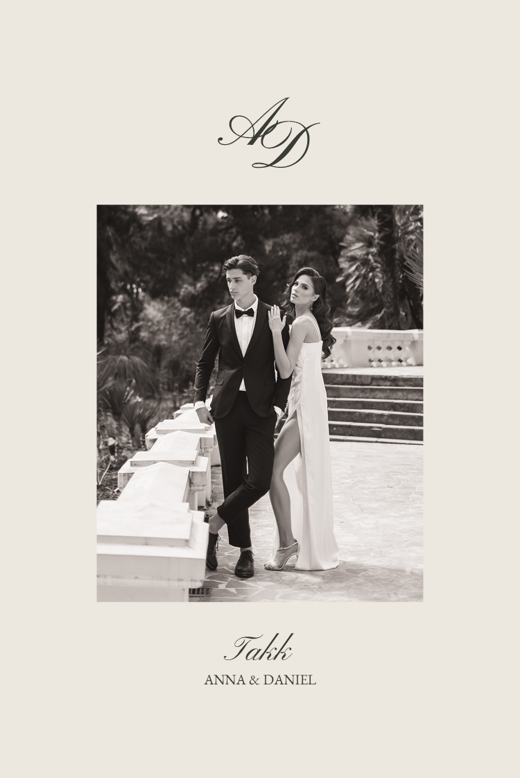 Takkekort — Tidløs skrift