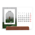 Bordkalender med trestativ - Liggende  — Den åpne buen [Januar]