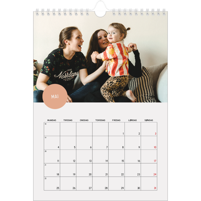 Fotokalender A4 (20 x 30 cm) — Fotoklistremerke [kalender-forside]