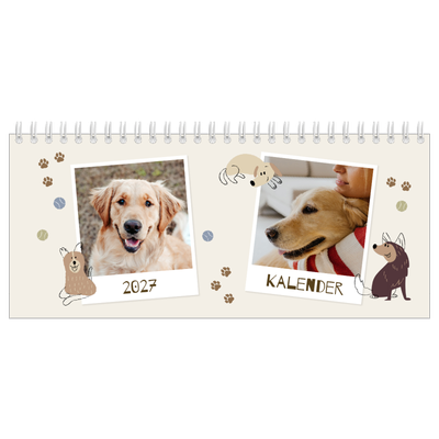 Bordkalendere — Leken valp [kalender-forside]