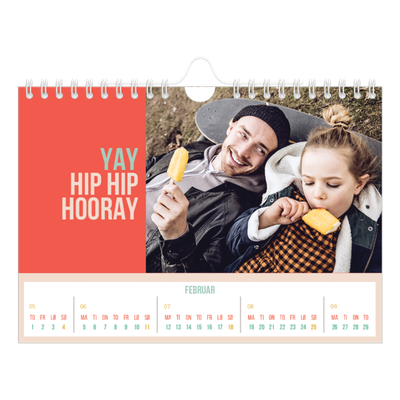 Fotokalender A5 — Lyst og vakkert [Februar]