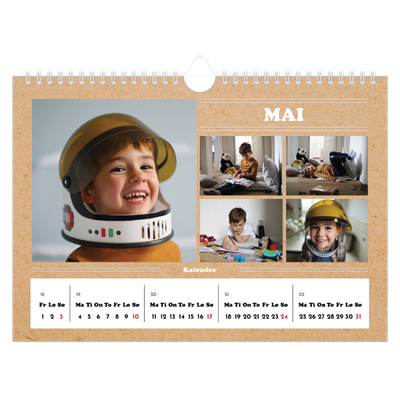 Fotokalender A4 — Magasinstil [kalender-forside]
