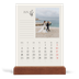 Bordkalender med trestativ - Stående — Initialer i blomst [Januar]