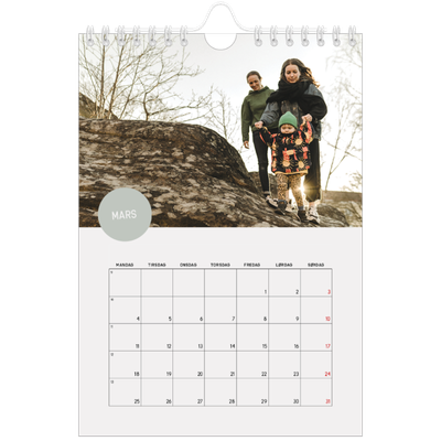Fotokalender A5 — Fotoklistremerke [Mars]