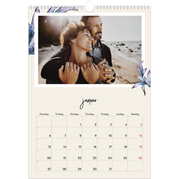 Fotokalender A3 — Malte blomster