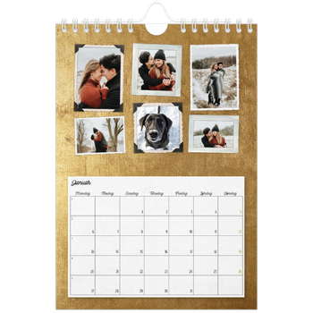 Fotokalender A5 — Vintage