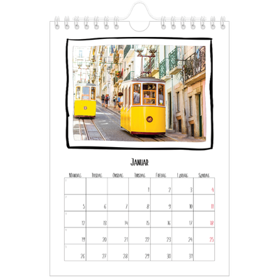 Fotokalender A5 — Albumøyeblikk [Januar]