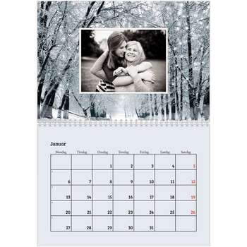 Fotokalender A4 dobbel — Fire årstider