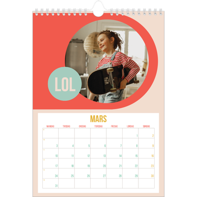 Fotokalender A4 (20 x 30 cm) — Lyst og vakkert [Mars]