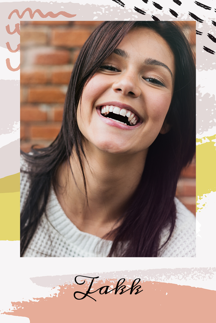 Takkekort — Mønster malt