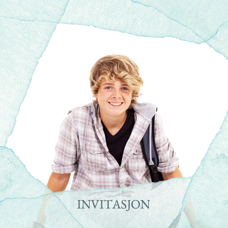 Invitasjoner — Vannfarge ramme